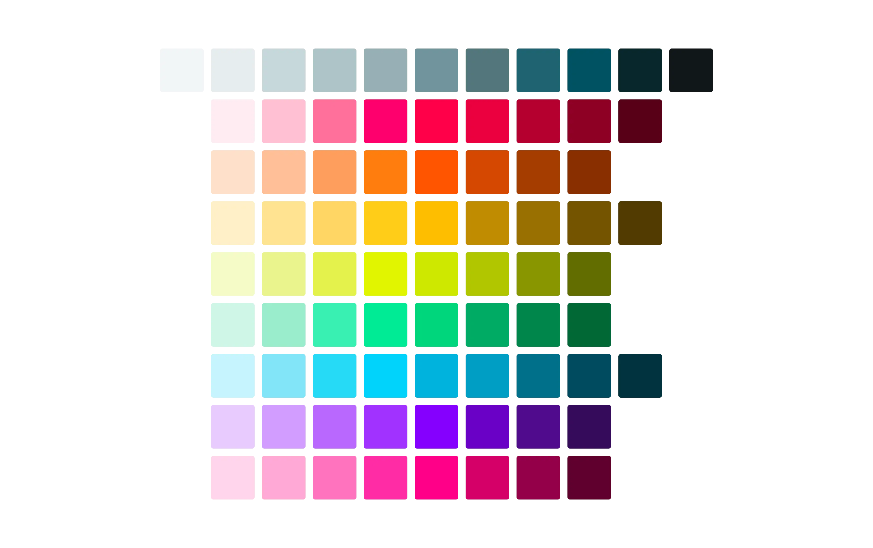 Cana Color Palette adapted for broader accessibility control and proper light and dark mode support