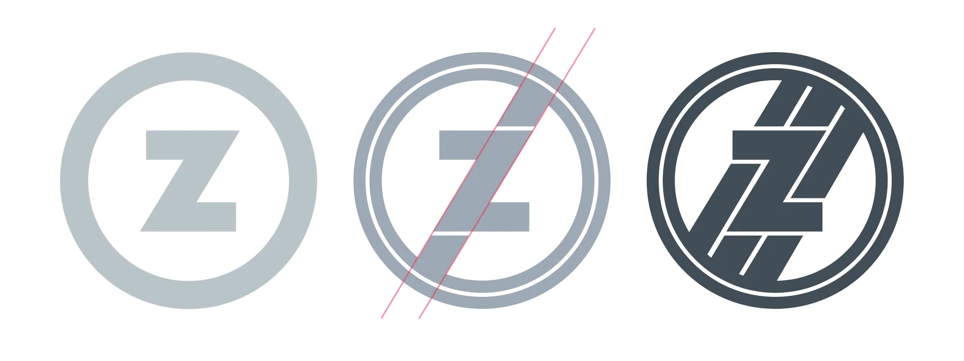Maintaining a square/circular frame for the Z while emphasizing the dynamic lines